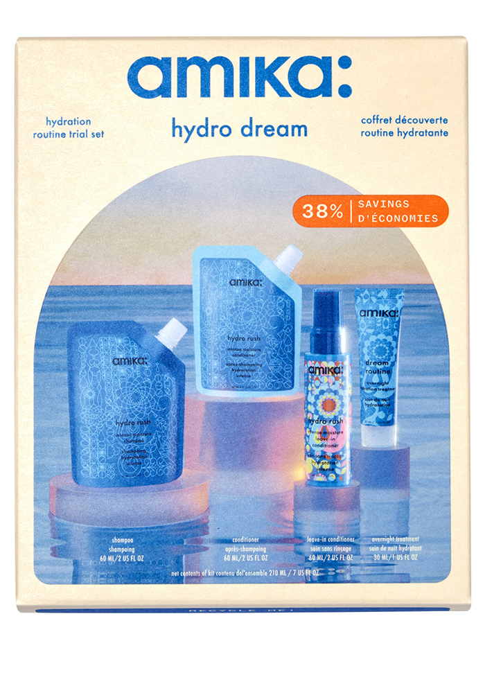 AMIKA HYDRO DREAM HYDRATION ROUTINE TRIAL SET