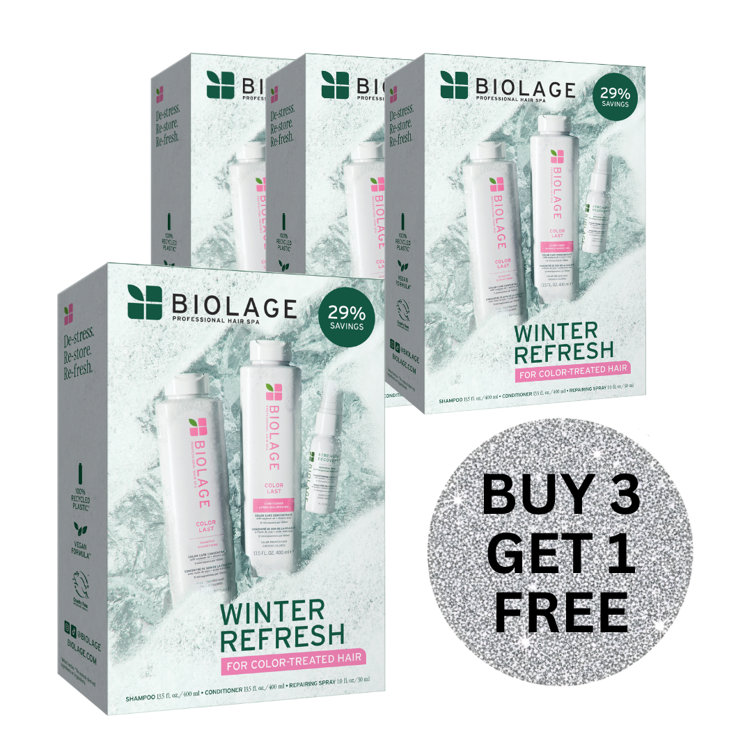 BIOLAGE COLOR LAST HOLIDAY KIT BUY 3 GET 1 FREE