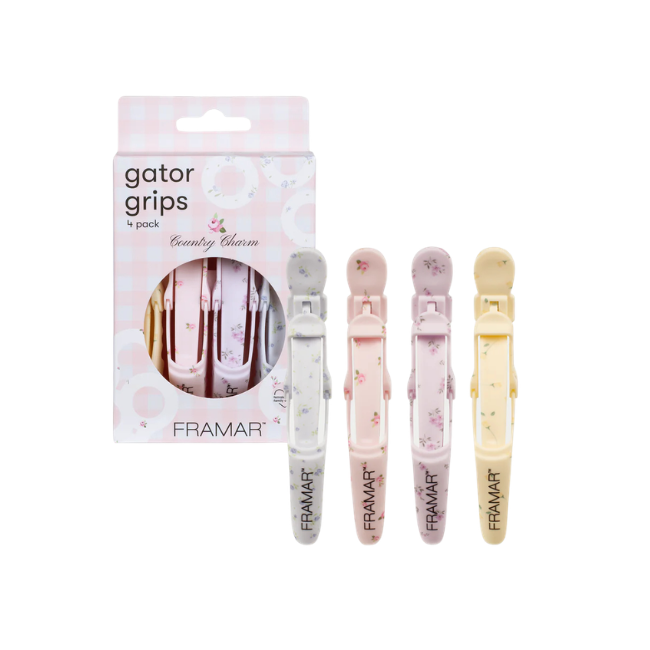 Framar Country Charm Gator Grips Clips 4 Pack