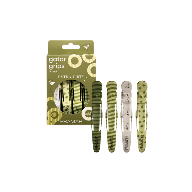 Framar Extra Dirty Gator Grips Clips 4pk