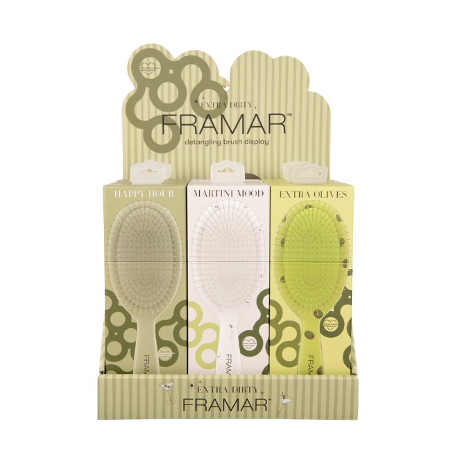 Framar Extra Dirty 9pc Brush Display