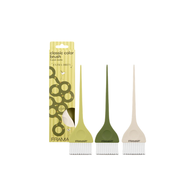 Framar Extra Dirty Triple Threat Color Brush 3pk