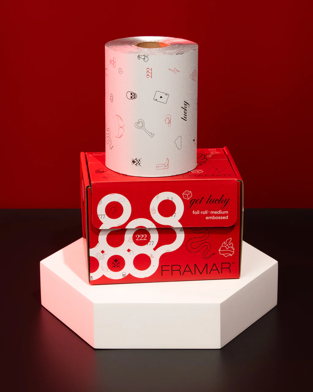 FRAMAR GET LUCKY EMBOSSED FOIL ROLL