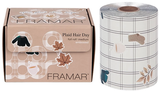 FRAMAR PLAID HAIR DAY FOIL ROLL