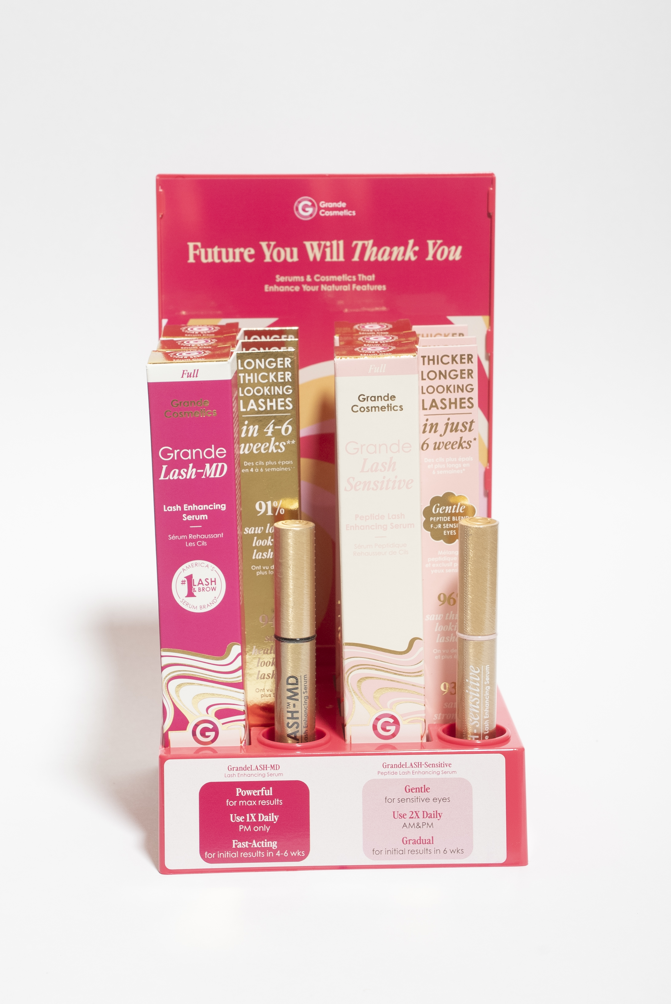 GRANDE COSMETICS GRANDELASH 6PC DISPLAY