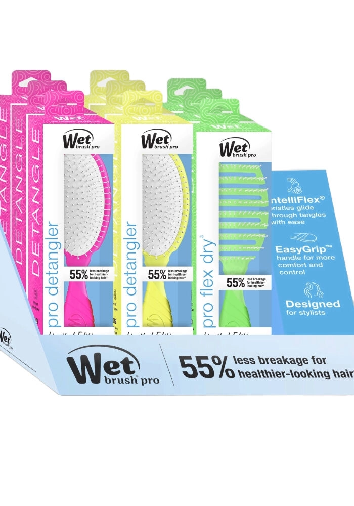 WET BRUSH HI-DEF NEON BRUSH DISPLAY