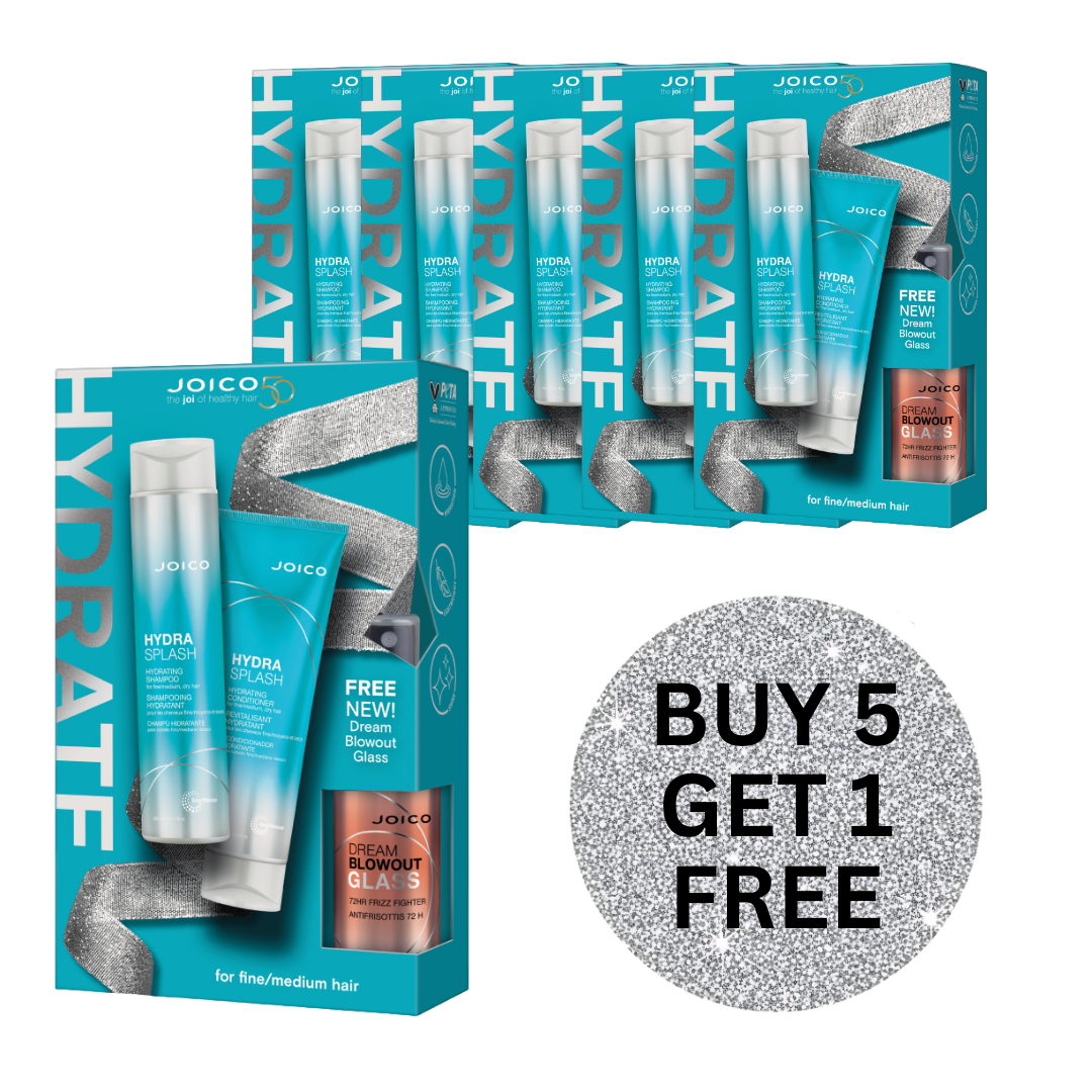 JOICO HYDRASPLASH DUO WITH BLOWOUT GLASS BUY 5 GET 1 FREE