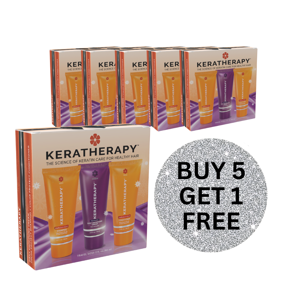 KERATHERAPY COLOR PROTECT TRAVEL TRIO BOX BUY 5 GET 1 FREE