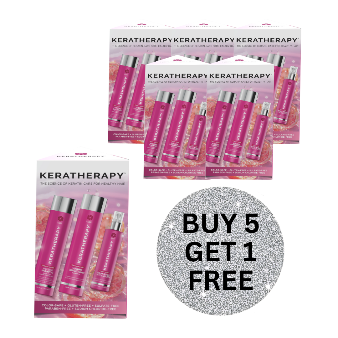 KERATHERAPY VOLUME TRIO BOX BUY 5 GET 1 FREE