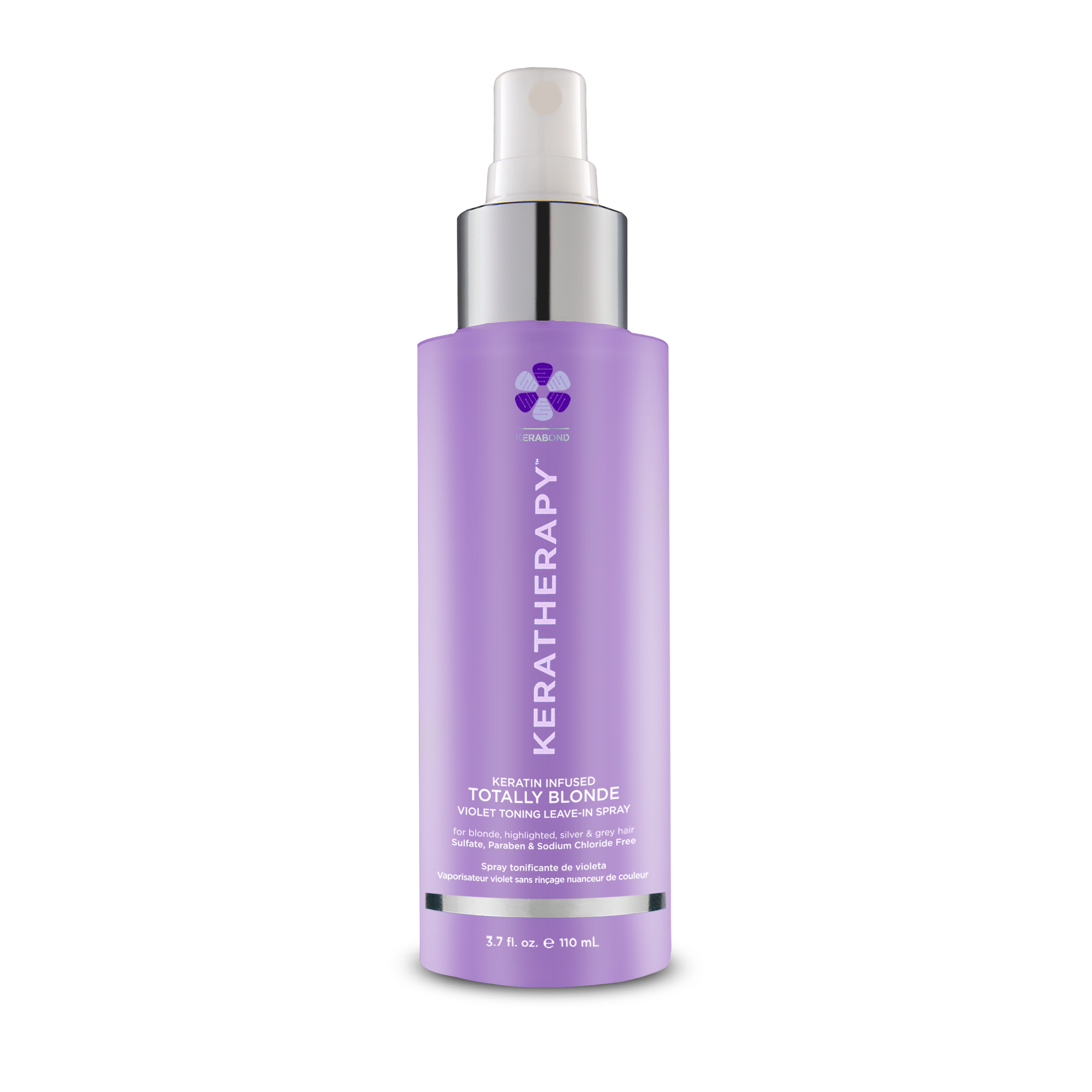 KERATHERAPY TOTALLY BLONDE TONING LEAVE IN SPRAY 3.7OZ