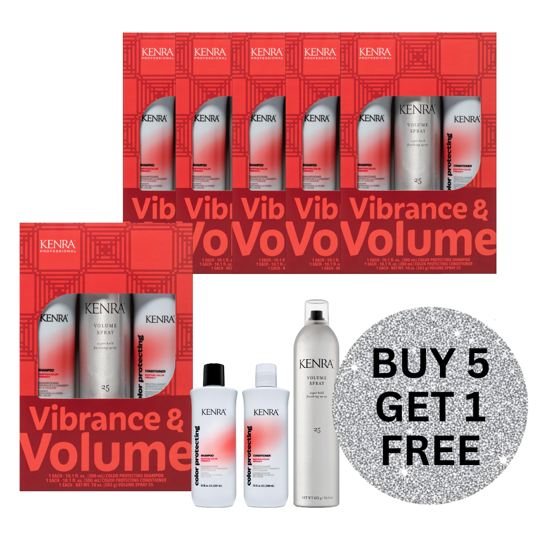 KENRA VIBRANCE & VOLUME COLOR CARE SET BUY 5 GET 1 FREE