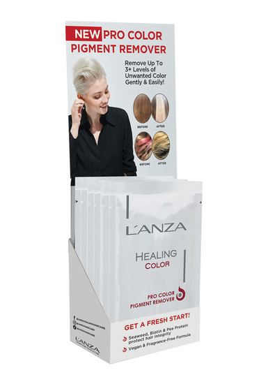 LANZA PRO COLOR PIGMENT REMOVER DISPLAY
