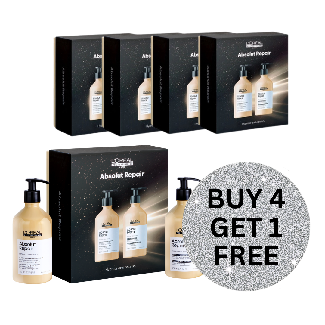 L\'OREAL PROFESSIONNEL ABSOLUT REPAIR DUO BUY 4 GET 1 FREE