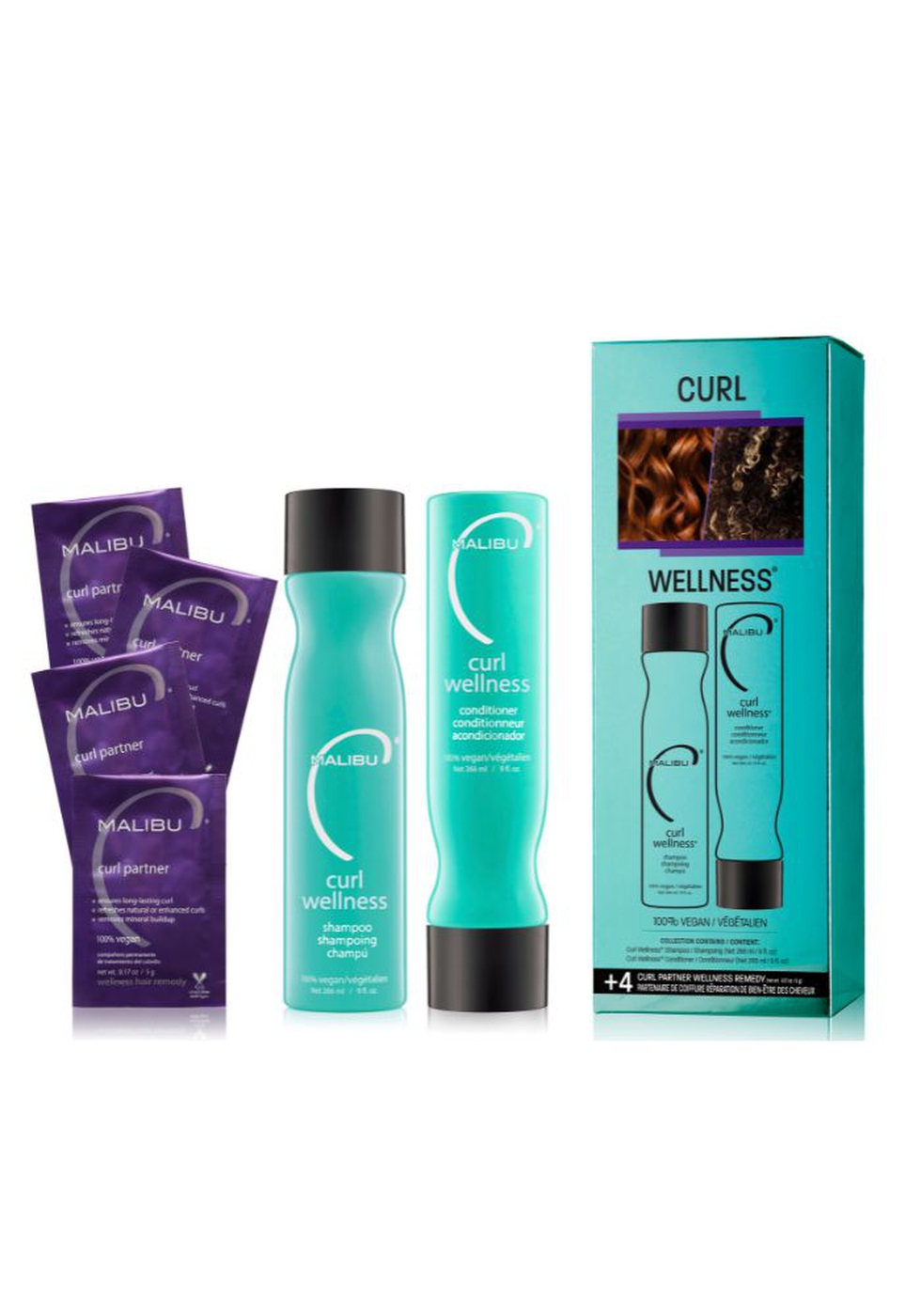 MALIBU C CURL WELLNESS COLLECTION (KIT)