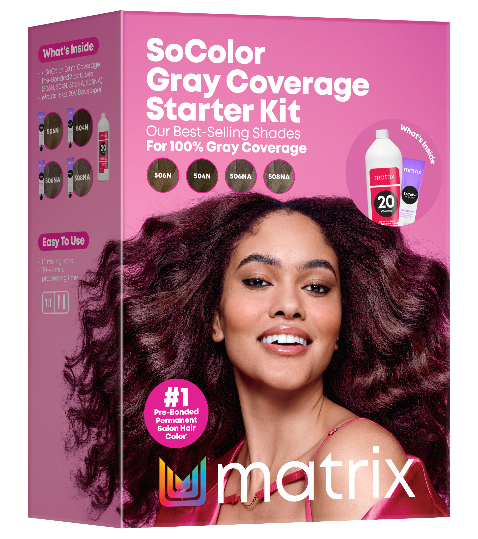 MATRIX SOCOLOR GRAY COVERAGE STARTER KIT