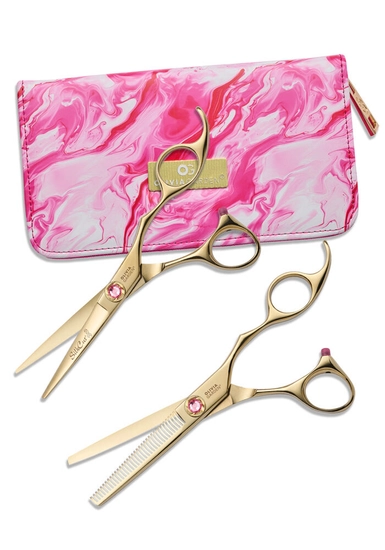 OLIVIA GARDEN SILKCUT SHEAR BREAST CANCER COLLECTION