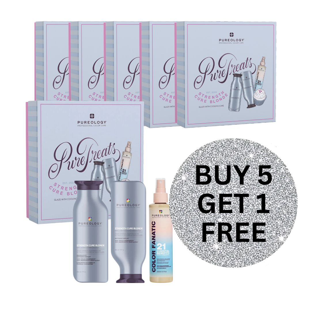 PUREOLOGY STRENGTH CURE BLONDE BOX SET BUY 5 GET 1 FREE
