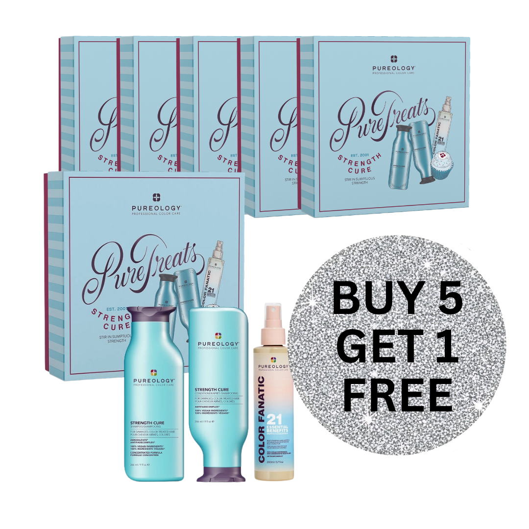 PUREOLOGY STRENGTH CURE BOX SET BUY 5 GET 1 FREE