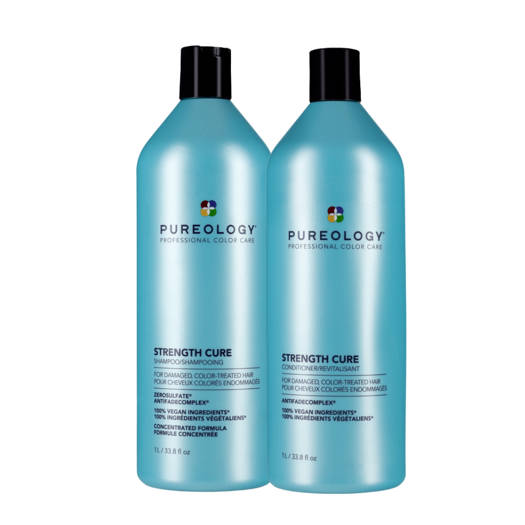 PUREOLOGY STRENGTH CURE LITER DUO