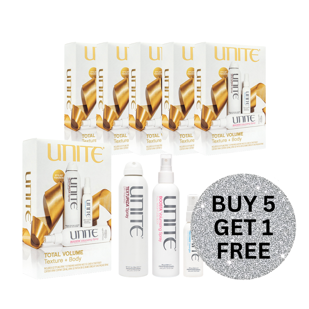UNITE TOTAL VOLUME SET BUY 5 GET 1 FREE