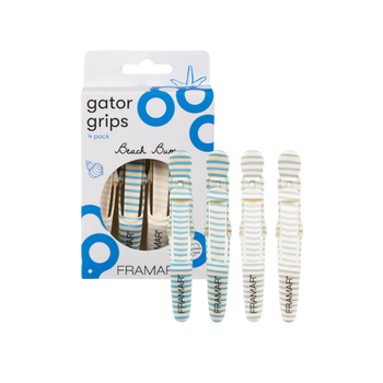 Framar Beach Bum Gator Grips Clips 4pk