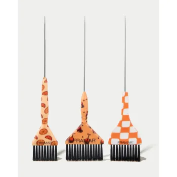 FRAMAR PUTTIN\' ON THE SPRTIZ PIN TAIL BRUSH SET 3PK