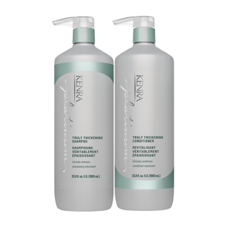 Kenra Platinum Truly Thickening Liter Duo