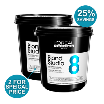 L'OREAL PROFESSIONNEL BLOND STUDIO MULTI-TECHNIQUES POWDER LIGHTENER DUO