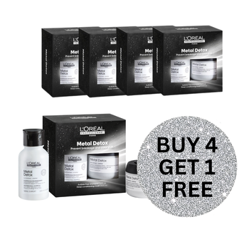 L\'OREAL PROFESSIONNEL METAL DETOX MINI DUO BUY 4 GET 1 FREE