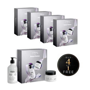 L\'Oreal Professionnel Holiday Metal Detox Kit Buy 4 Get 1 FREE