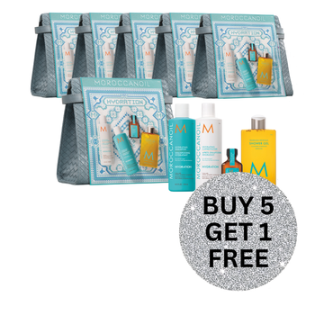 MOROCCANOIL HYDRATION BAG SET BUY 5 GET 1 FREE