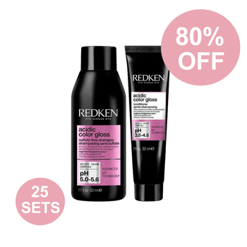 REDKEN ACIDIC COLOR GLOSS TRAVEL 25 SET DEAL