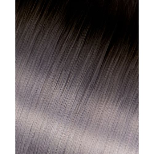 BABE 22" FUSION KERATIN BOND HAIR EXTENSIONS #1B OMBRE SILVER SASHA