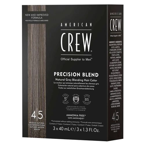 AMERICAN CREW PRECISION BLEND COLOR MEDIUM NATURAL 4-5