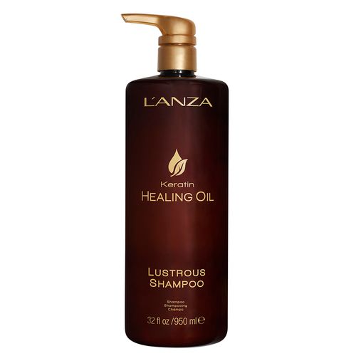 L'ANZA KERATIN HEALING LUSTROUS OIL SHAMPOO 33OZ