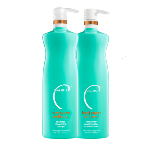 MALIBU C HARD WATER WELLNESS LITER DUO