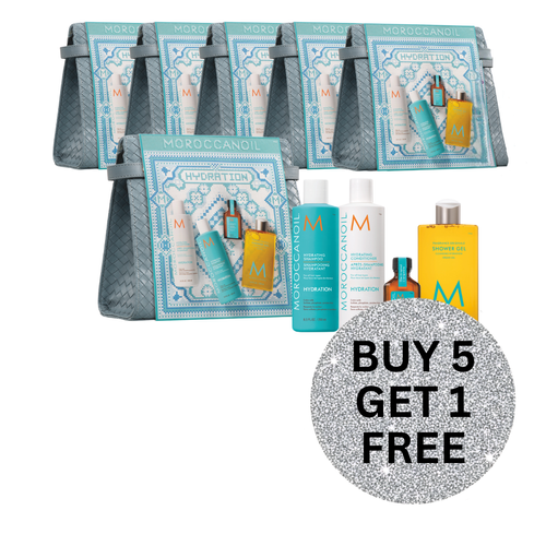 MOROCCANOIL HYDRATION BAG SET BUY 5 GET 1 FREE