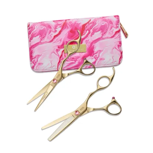 OLIVIA GARDEN SILKCUT SHEAR BREAST CANCER COLLECTION