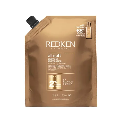 REDKEN ALL SOFT SHAMPOO 16OZ REFILL