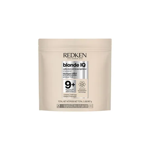 REDKEN BLONDE IQ CALIBRATED ANTI-BRASS 9+ LIGHTENER 2LB
