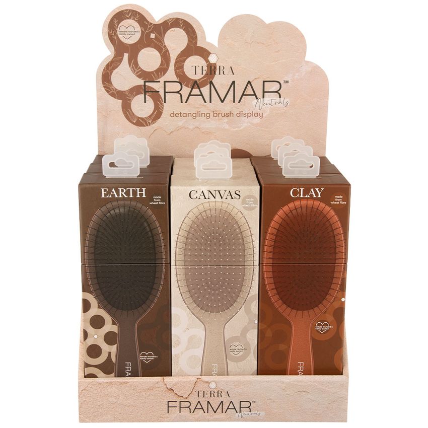 FRAMAR TERRA DETANGLE BRUSH DISPLAY