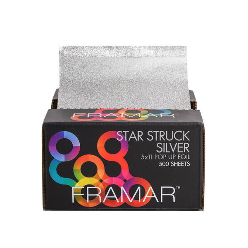 FRAMAR 5X11 POP UP FOIL SILVER 500CT