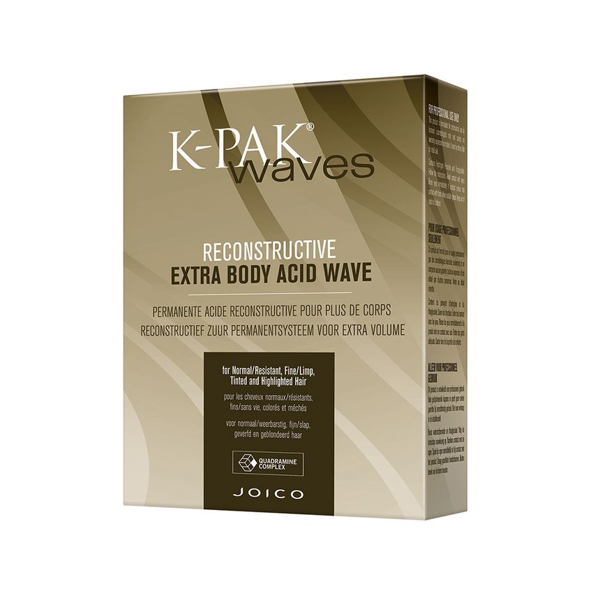 JOICO K-PAK RECONSTRUCTIVE EXTRA BODY ACID WAVE: FOR NORMAL/RESISTANT, FINE/LIMP. TINTED AND HIGHLIGHTED HAIR