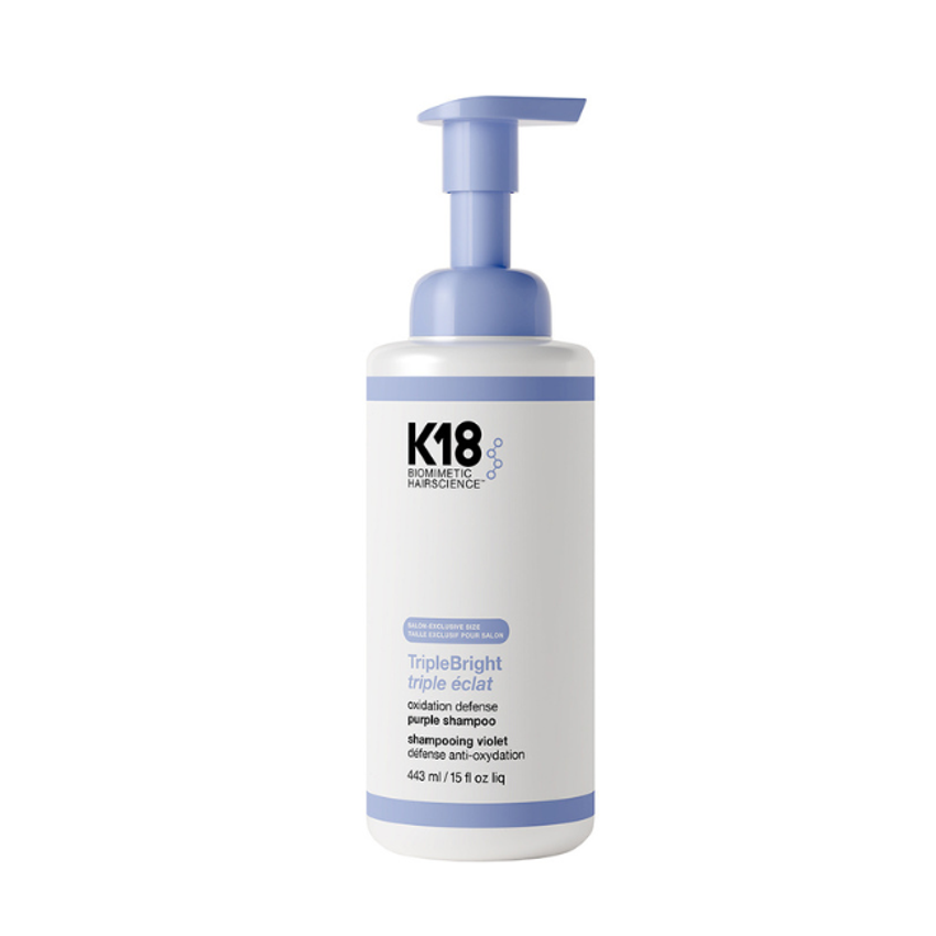 K18 Triple Bright Purple Shampoo Foam 15oz