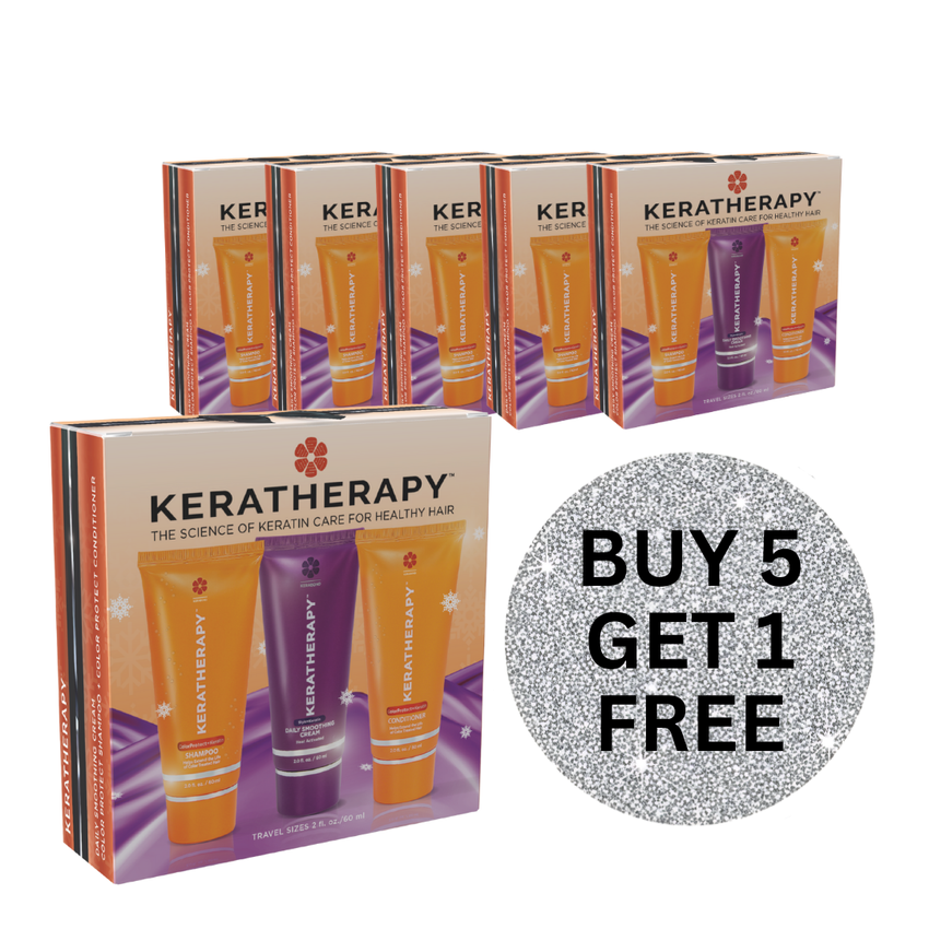 KERATHERAPY COLOR PROTECT TRAVEL TRIO BOX BUY 5 GET 1 FREE