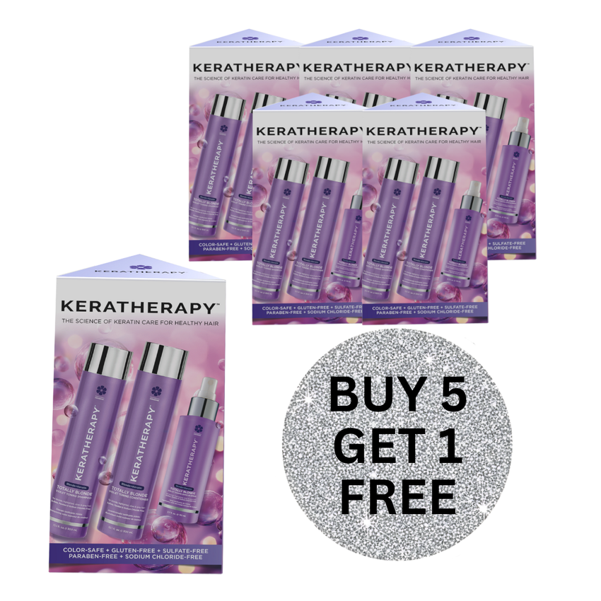 KERATHERAPY BLONDE TRIO BOX BUY 5 GET 1 FREE