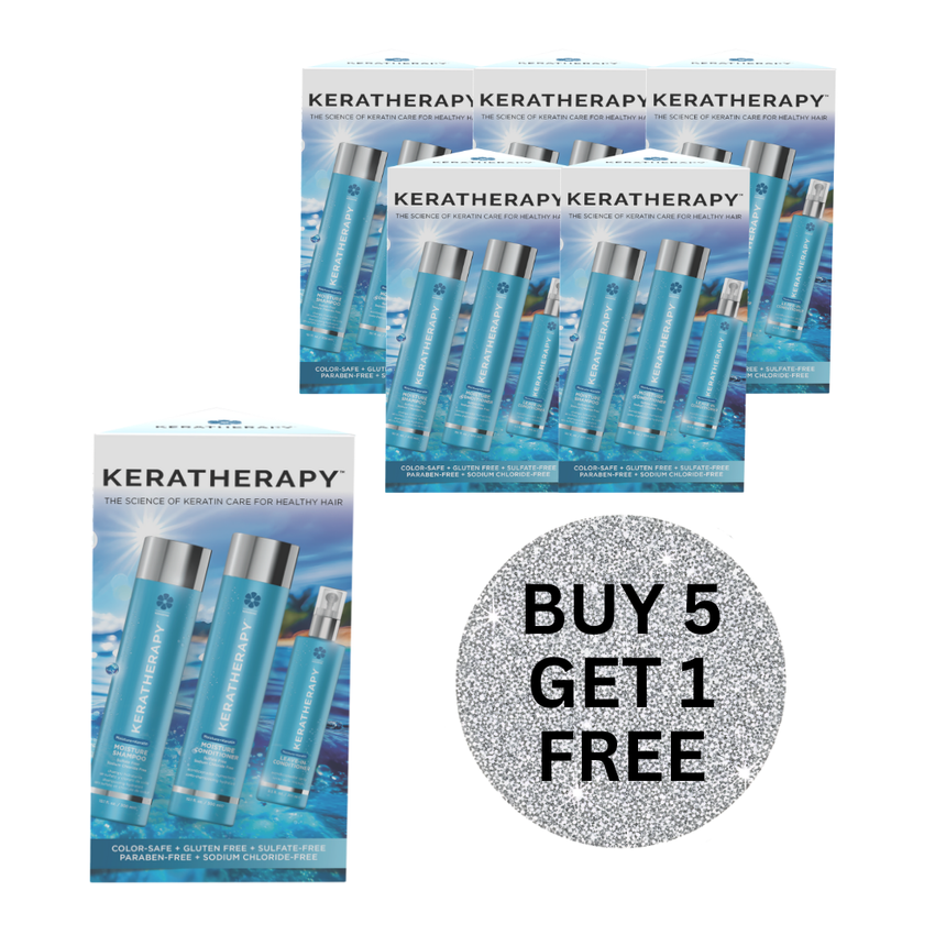 KERATHERAPY MOISTURE TRIO BOX BUY 5 GET 1 FREE