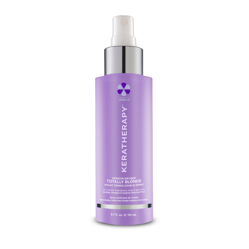 KERATHERAPY TOTALLY BLONDE TONING LEAVE IN SPRAY 3.7OZ