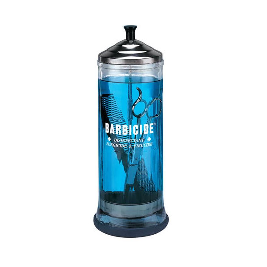 KING BARBICIDE DISINFECING JAR LARGE