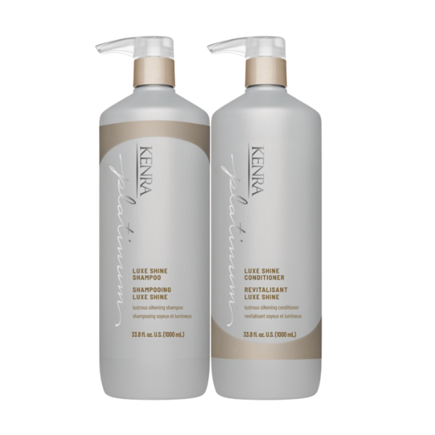 Kenra Platinum Luxe Shine Liter Duo